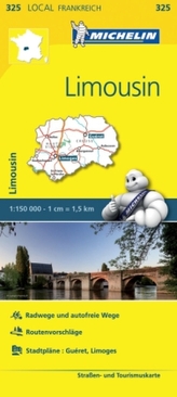 Michelin Karte Limousin