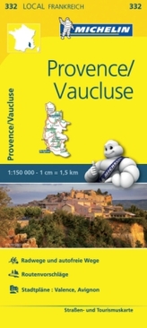 Michelin Karte Provence, Vaucluse