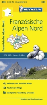 Michelin Karte Französische Alpen Nord