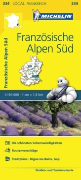 Michelin Karte Französische Alpen Süd