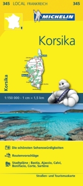 Michelin Karte Korsika