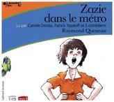 Zazie dans le métro, 1 Audio-CD. Zazie in der Metro, französische Version