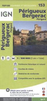 IGN Karte, Tourisme et decouverte Périgueux Bergerac