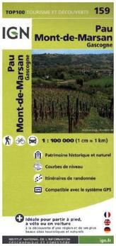 IGN Karte, Tourisme et decouverte Pau Mont-de-Marsan