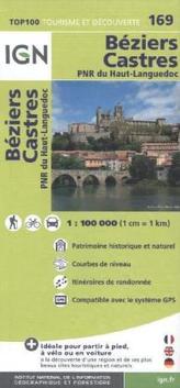 IGN Karte, Tourisme et découverte Béziers, Castres