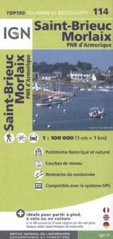 IGN Karte, Tourisme et découverte Saint-Brieuc, Morlaix