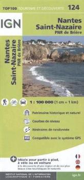 IGN Karte, Tourisme et découverte Nantes, Saint-Nazaire