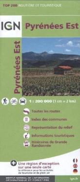 IGN Karte, Routière et Touristique Pyrénées Est