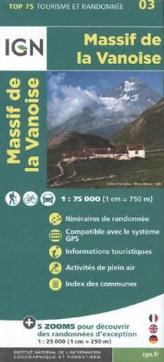 IGN Karte, Tourisme et Randonnée Massif de la Vanoise