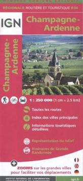 IGN Karte, Nationale Routière (et Touristique) Champagne - Ardennes