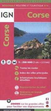 IGN Karte, Régionale Routière et Touristique Corse