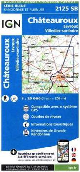 IGN Karte, Serie Bleue Blue Top 25 Châteauroux