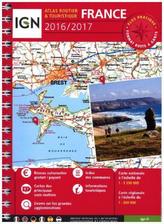 IGN Atlas Routier Touristique France spirale 2016/2017 (Straßenatlas) mit Ortsnamenverzeichnis
