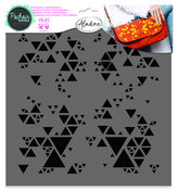 Aladine šablona 28 x 28 cm - trojúhelníčky