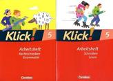 5. Schuljahr, Arbeitshefte-Paket: Rechtschreiben und Grammatik / Schreiben und Lesen, 2 Bde.
