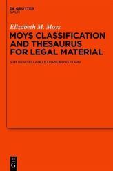 Moys Classification and Thesaurus for Legal Material