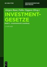 Investmentgesetz (InvG). Bd.3