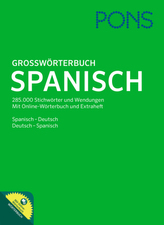 PONS Großwörterbuch Spanisch