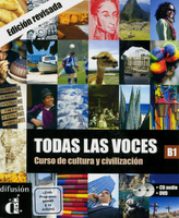 Todas las voces B1, Lehrbuch m. Audio-CD u. DVD