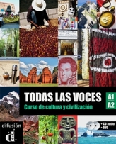 Todas las voces A1/A2, Lehrbuch m. Audio-CD u. DVD