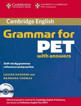 Cambridge Grammar for PET with answers, w. Audio-CD
