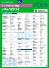 PONS Basiswortschatz Spanisch auf einen Blick