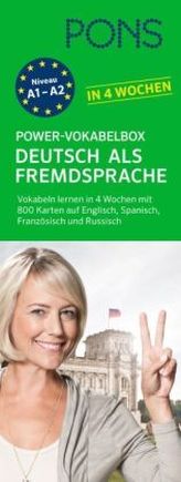 PONS Power-Vokabelbox Deutsch als Fremdsprache in 4 Wochen