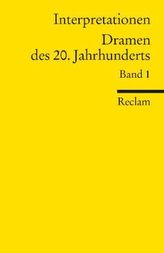 Dramen des 20. Jahrhunderts. Bd.1