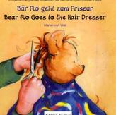 Bär Flo geht zum Friseur, Deutsch-Englisch. Bear Flo Goes to the Hair Dresser