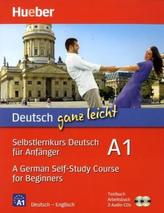 Selbstlernkurs Deutsch für Anfänger / A German Self-Study Course for Beginners, Textbuch + Arbeitsbuch + 2 Audio-CDs