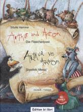 Arthur und Anton: Die Flaschenpost, Deutsch-Türkisch. Arthur ve Anton: Sisedeki Mesaj, m. Audio-CD
