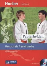 Papierhelden, Leseheft m. Audio-CD