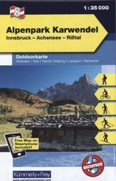 Kümmerly & Frey Outdoorkarte Österreich - Alpenpark Karwendel