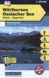 Kümmerly & Frey Outdoorkarte Österreich - Wörthersee, Ossiacher See