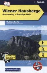 Kümmerly & Frey Outdoorkarte Österreich - Wiener Hausberge