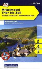 Kümmerly & Frey Outdoorkarte Mittelmosel - Trier bis Zell