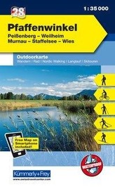 Kümmerly & Frey Outdoorkarte Pfaffenwinkel