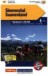 Kümmerly & Frey Karte Simmental - Saanenland