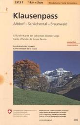 Landeskarte der Schweiz Klausenpass