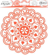 Aladine šablona 15 x 15 cm - - krajková mandala