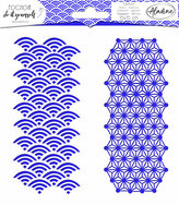 Aladine šablona 15 x 15 cm - japonská geometrie