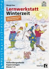 Lernwerkstatt Winterzeit - Ergänzungsband für den inklusiven Unterricht, m. CD-ROM