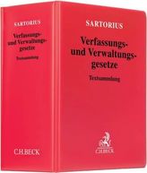 Sartorius 1 Verfassungs- und Verwaltungsgesetze (Pflichtabnahme)