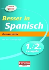 Besser in Spanisch, Grammatik, 1./2. Lernjahr