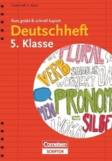 Deutschheft 5. Klasse