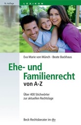 Ehe- und Familienrecht von A-Z
