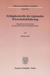 Erfolgskontrolle der regionalen Wirtschaftsförderung