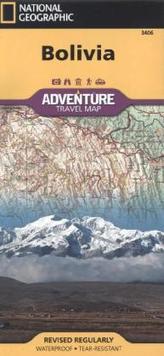 National Geographic Adventure Travel Map Bolivia