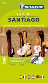 Michelin Karte Camino de Santiago