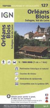 IGN Karte, Tourisme et découverte Orléans, Blois
